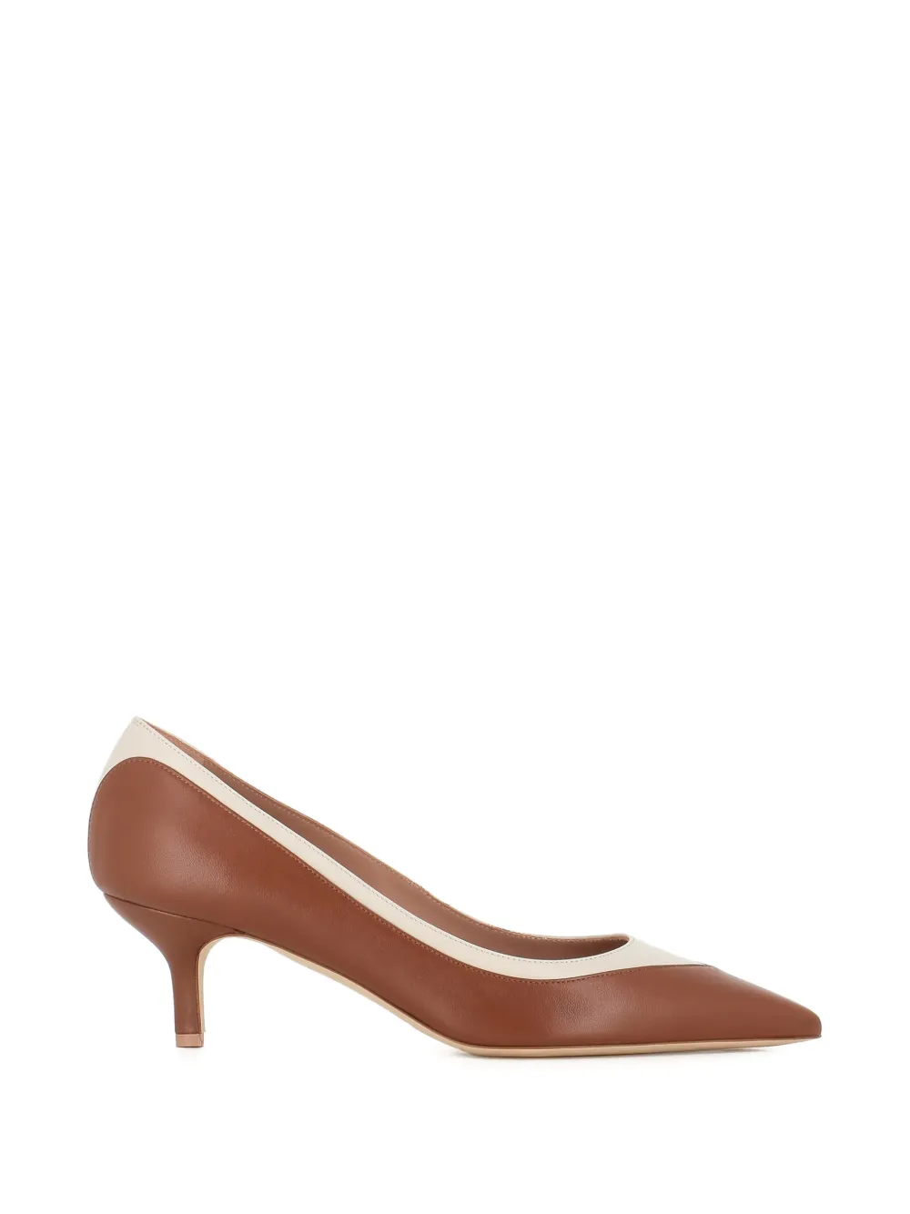 Malone Souliers pointed toe two-tone pumps Bruin