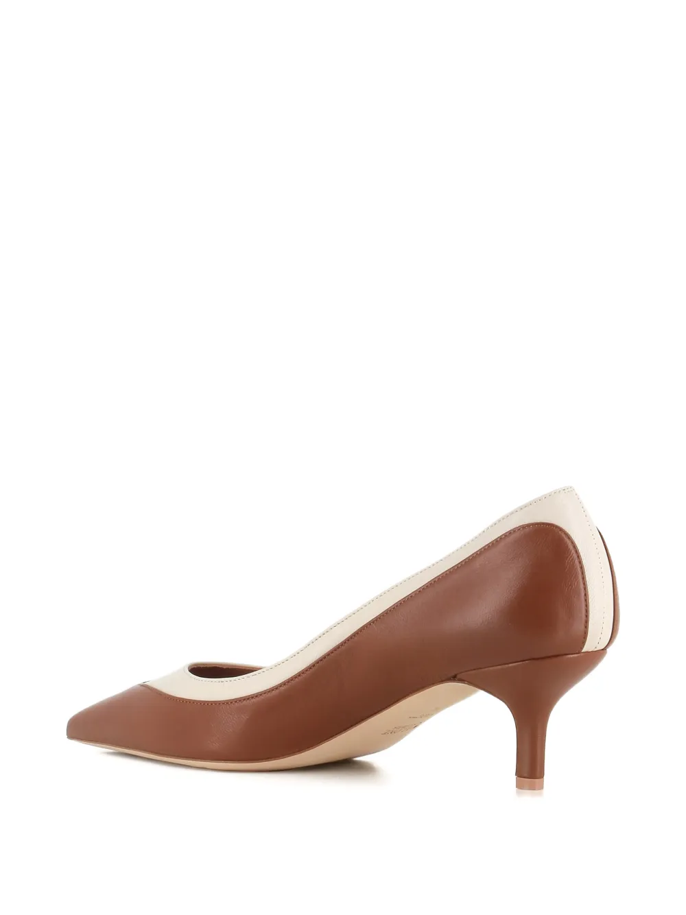 Malone Souliers pointed toe two-tone pumps Bruin