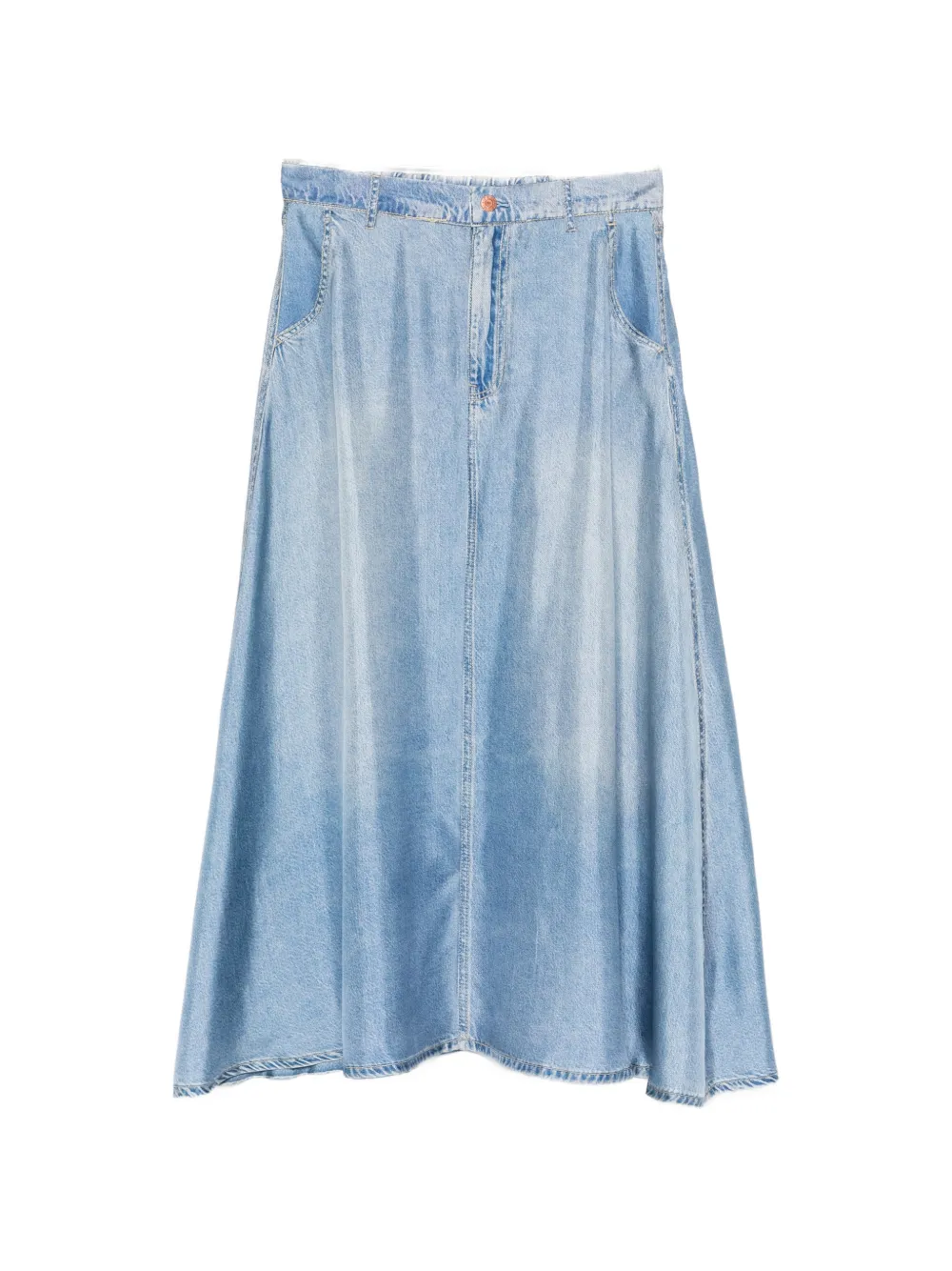 Pierre-Louis Mascia A-line midi skirt - Blu