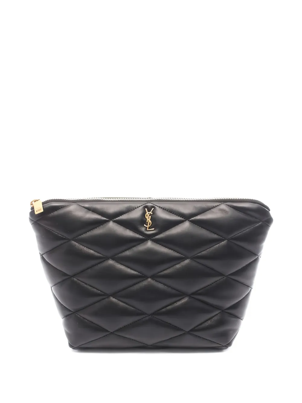 Saint Laurent Pre-Owned Gesteppte Clutch - Schwarz