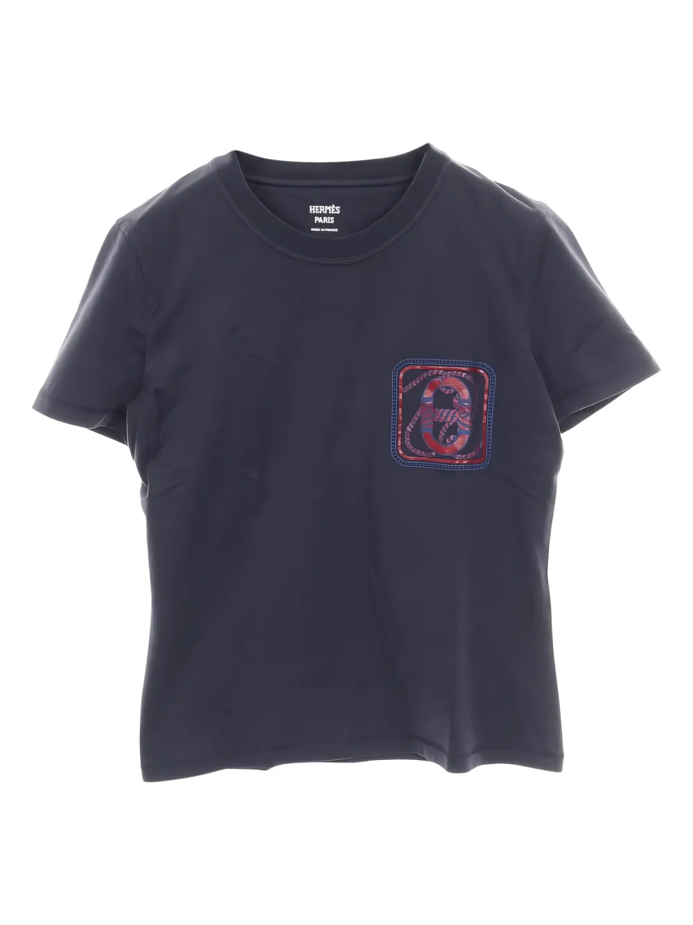 Hermès Pre-Owned T-shirt Canoe con stampa anni 2000 - Blu