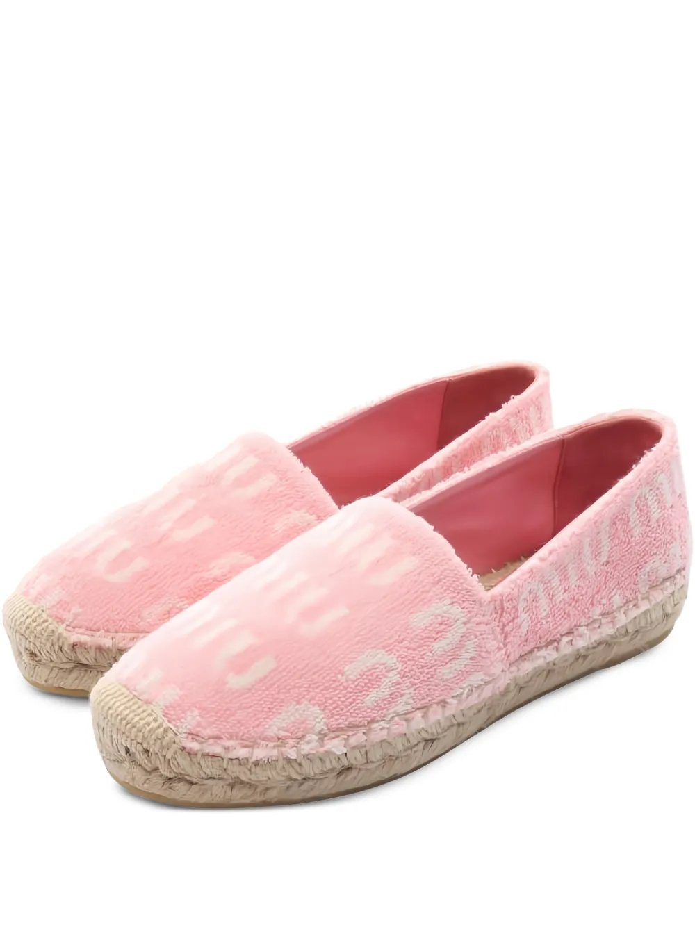 Miu Miu Pre-Owned Espadrilles con logo anni 2020 - Rosa