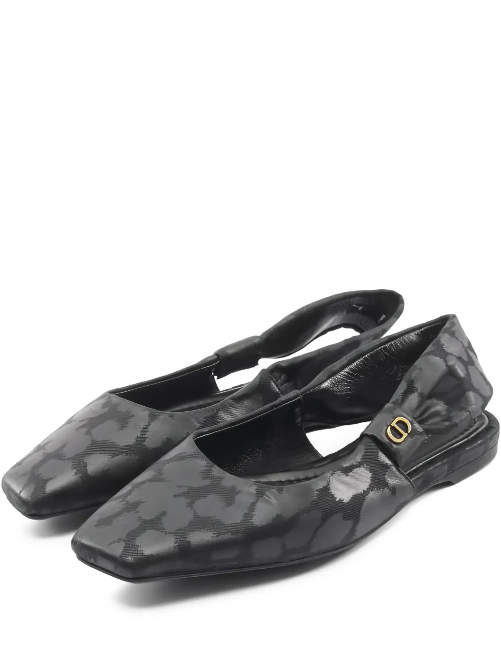 Christian Dior Pre-Owned 2010s CD logo back strap pumps - Black