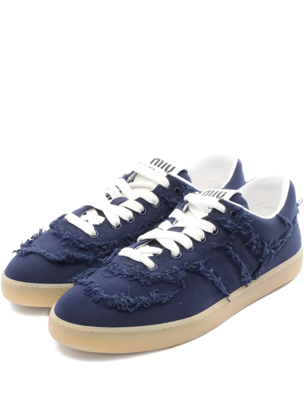 Miu Miu Pre-Owned Sneakers denim anni 2020 - Blu