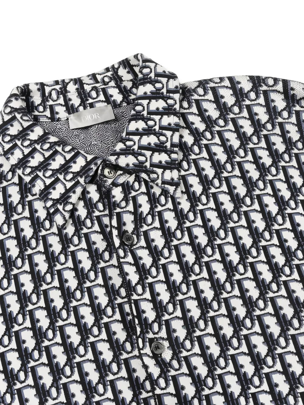 Christian Dior Pre-Owned Oblique シャツ | ホワイト | FARFETCH JP