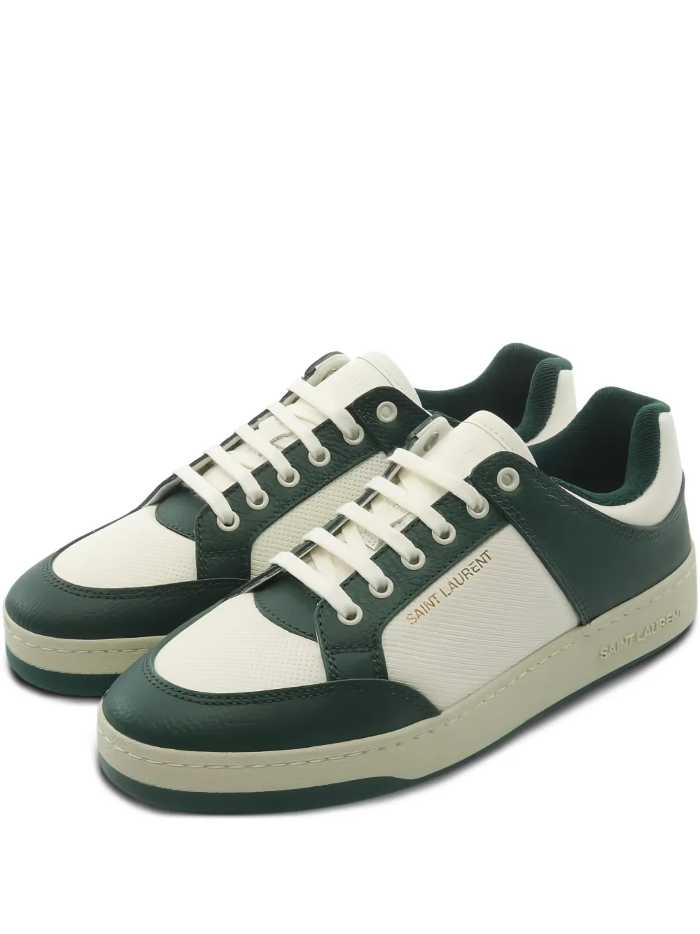 Saint Laurent Pre-Owned Sneakers in pelle anni 2020 - Bianco