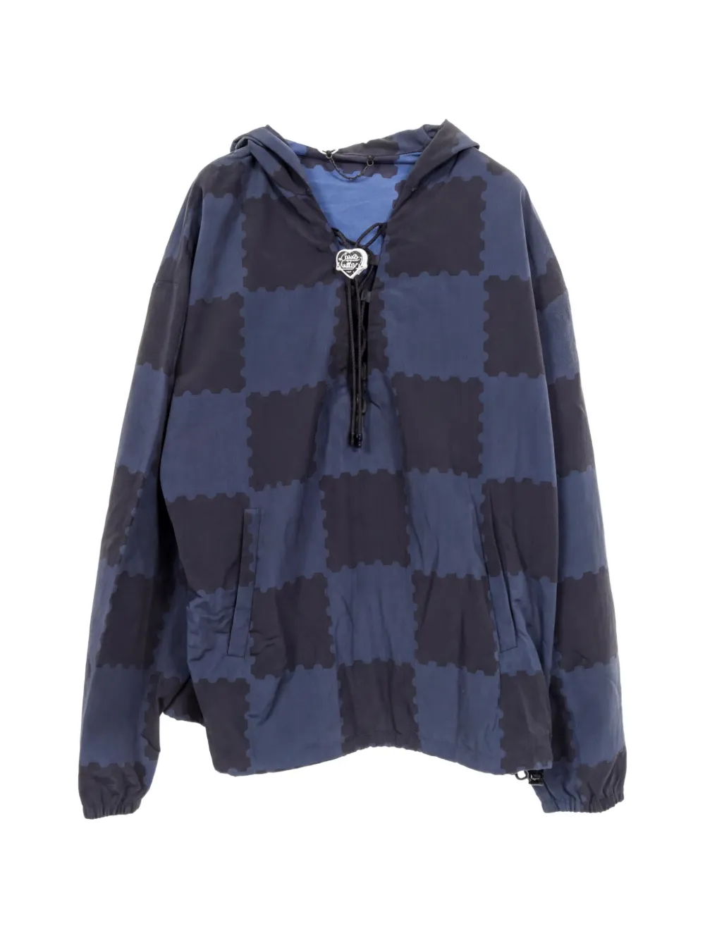 Louis Vuitton Pre-Owned Giacca a vento Damier - Blu