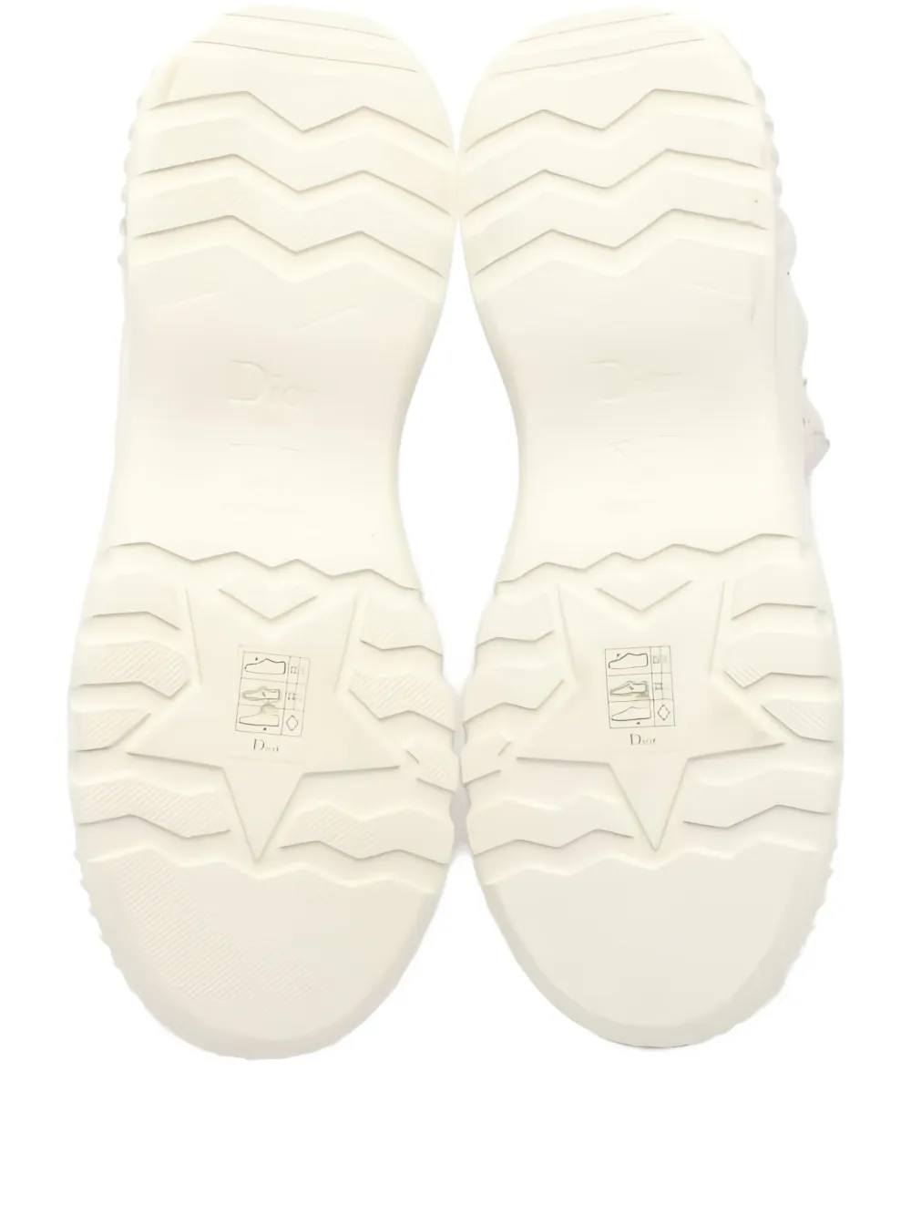 Christian Dior Pre-Owned side gore calf leather boots - Weiß