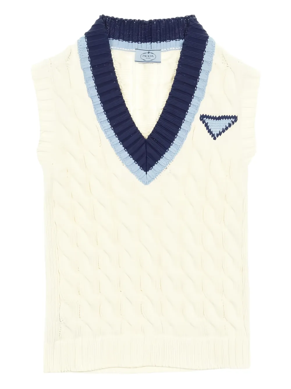 Prada Pre-Owned Gilet in maglia anni 2010 - Toni neutri