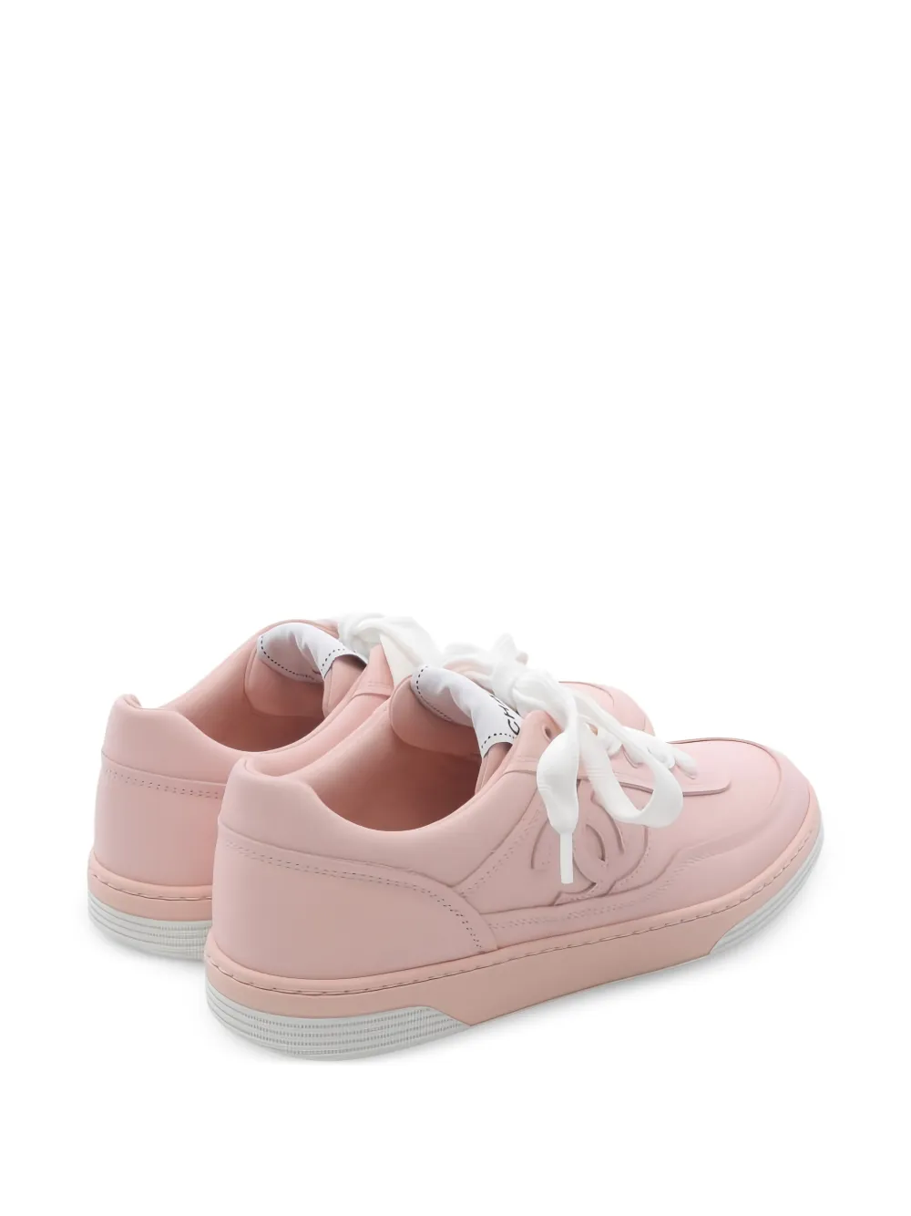 CHANEL Pre-Owned 1986-1988 CC-detail sneakers - Roze