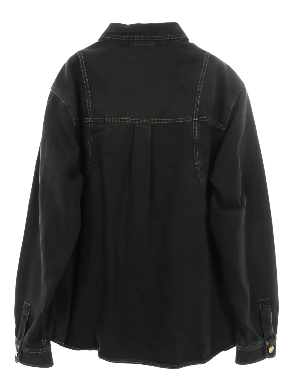  Louis Vuitton Pre-owned Logo-embroidered Shirt Jacket - Black 