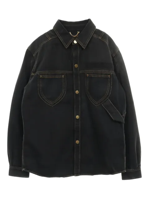 Louis Vuitton Pre-Owned sobrecamisa con logo bordado