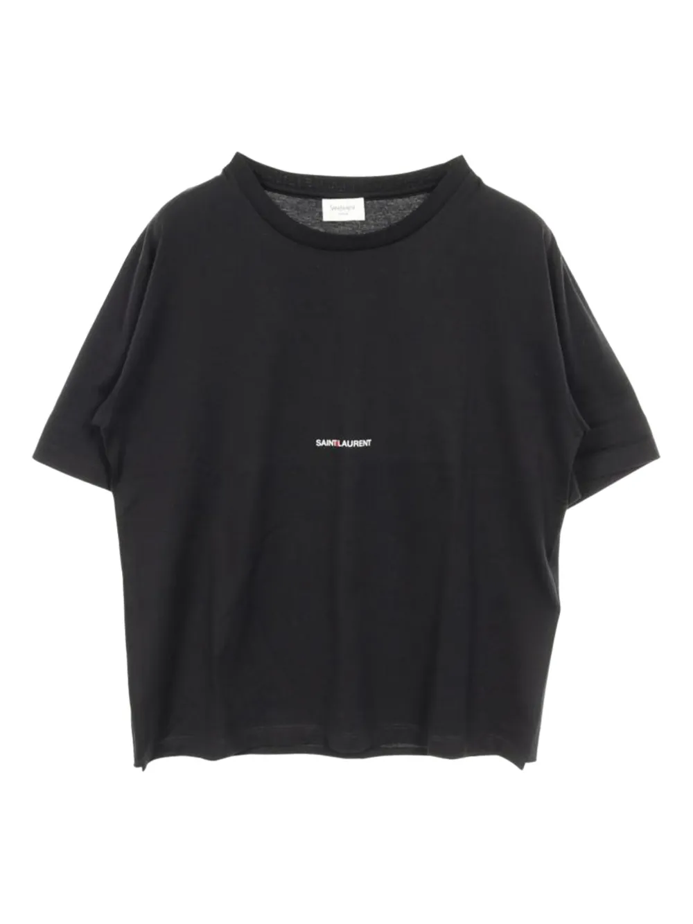 Saint Laurent Pre-Owned Top girocollo anni 2020 - Nero