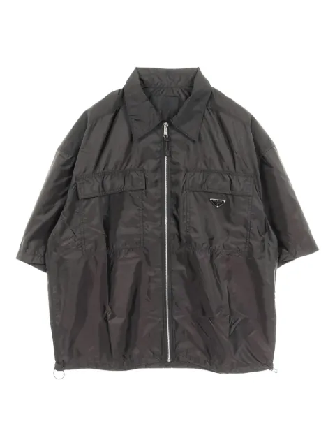 Prada Pre-Owned 2010s re-nylon zip shirt