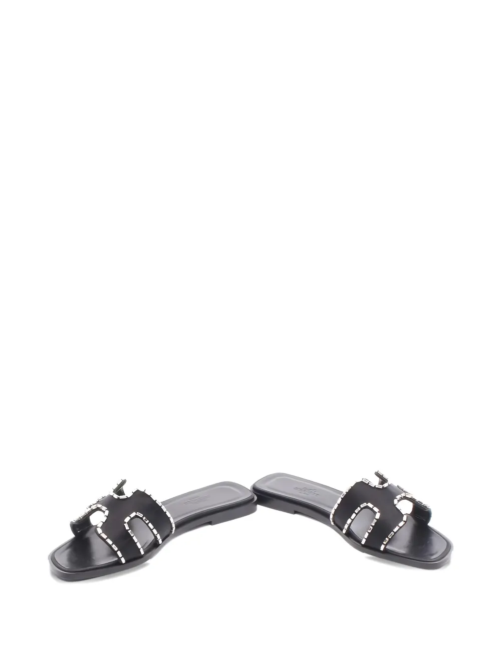 2010s Oran Satin Rhinestone Sandals