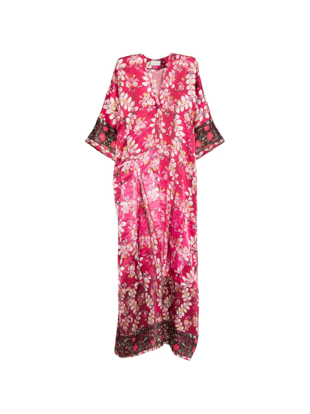 Pierre-Louis Mascia floral V-neck maxi dress - Rosa
