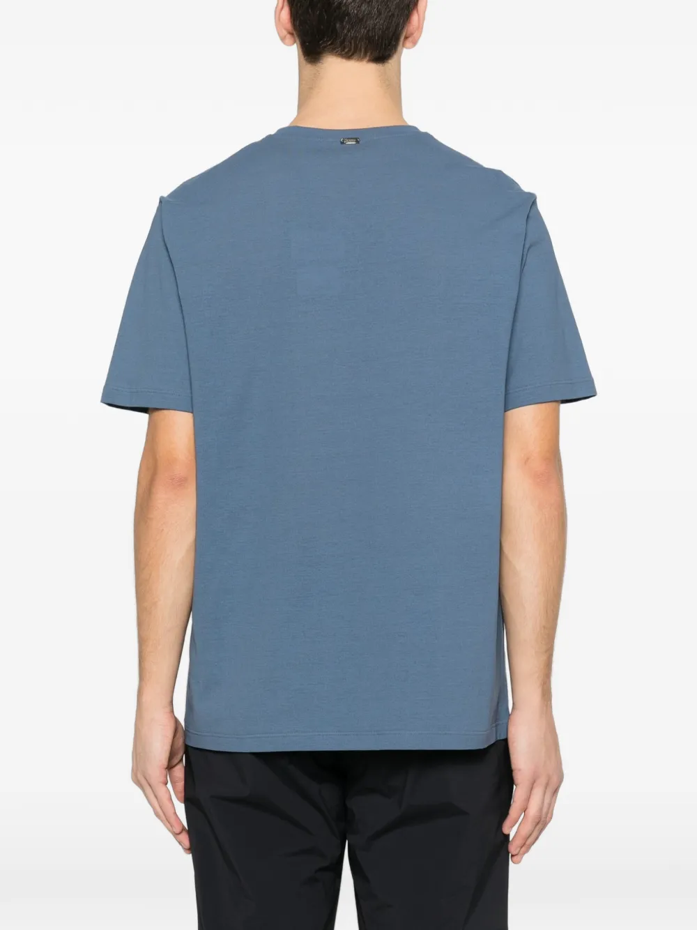 Herno T-shirt met ronde hals Blauw