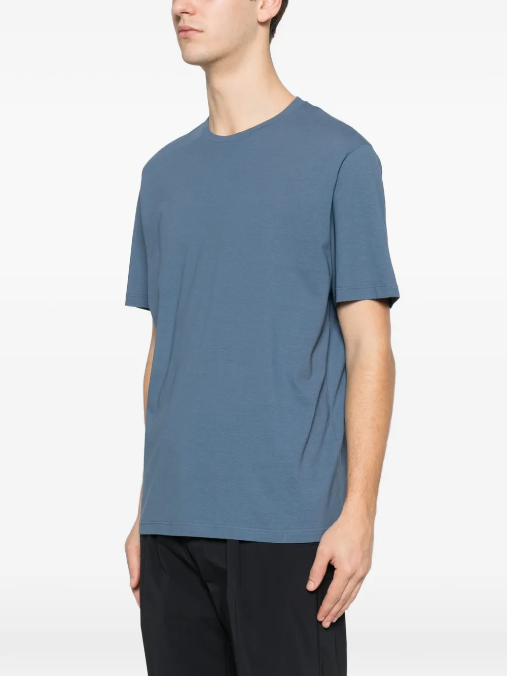 Herno T-shirt met ronde hals Blauw