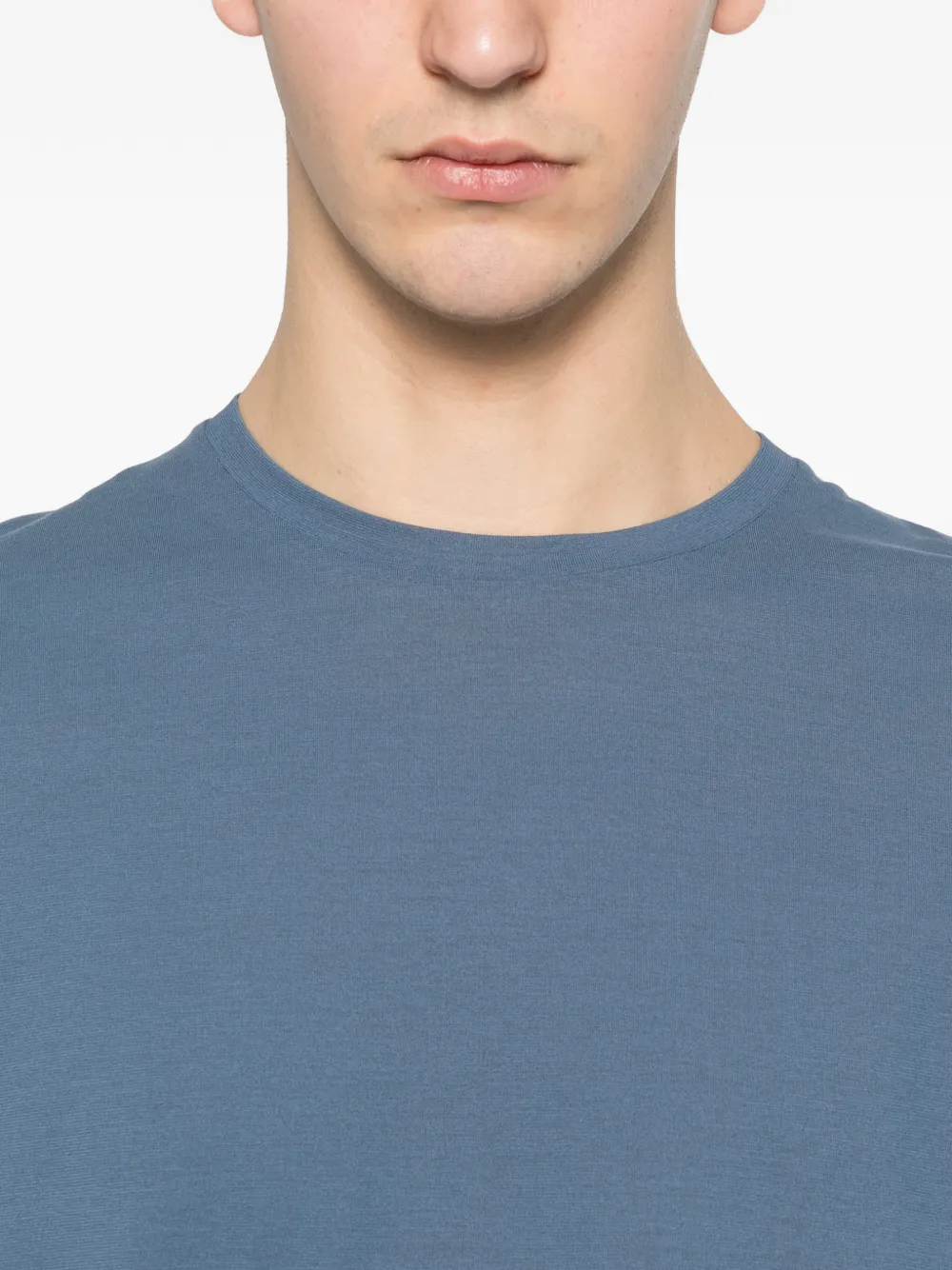 Herno T-shirt met ronde hals Blauw