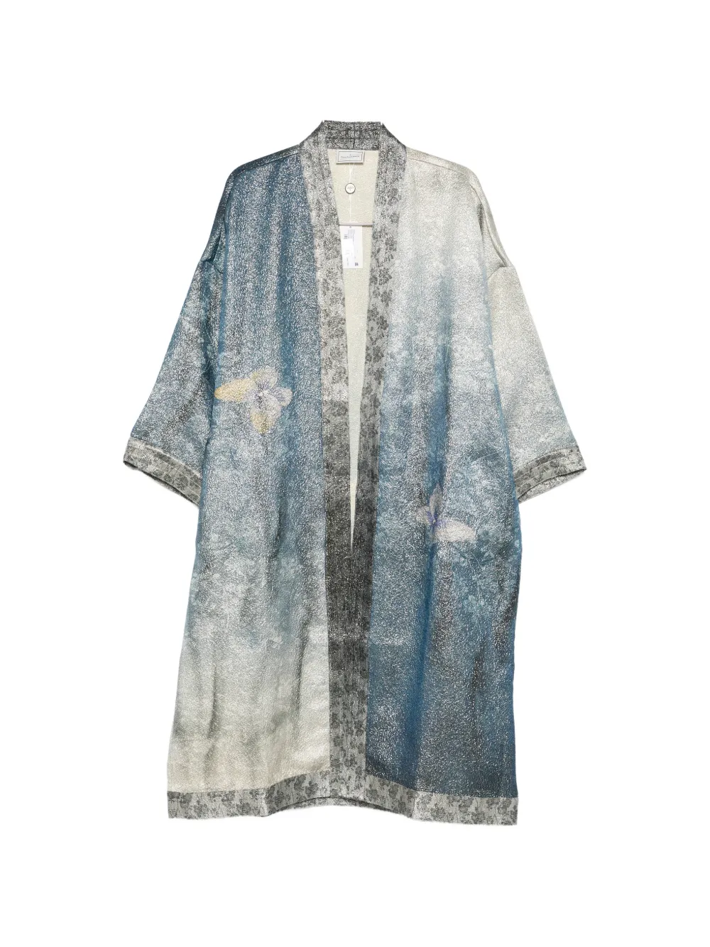 Pierre-Louis Mascia floral-print kimono - Blu