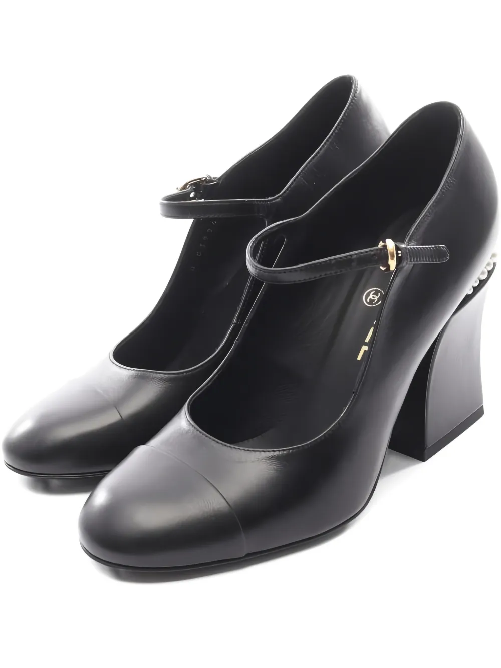 CHANEL Pre-Owned 1986-1988 block-heel pumps - Nero