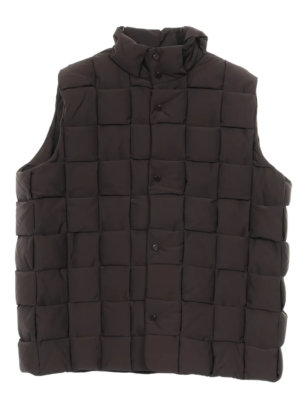 Bottega Veneta Pre-Owned 2010s Intrecciato down gilet - Marrone