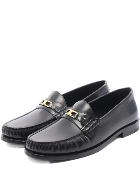 Celine Pre-Owned 2020s 15 Triomphe leather loafers