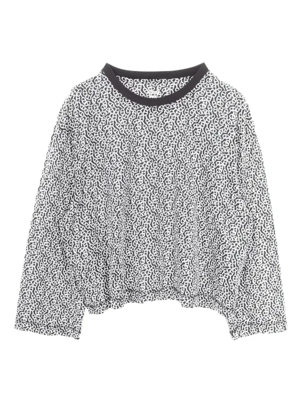 HERMES - HERMES エルメス カットソー Naoussa Chaine ナウサ シェーヌプリント ブルーノワール 33275037_63878660_600.jpg