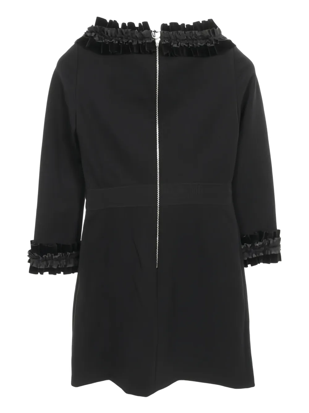 Gucci Pre-Owned 2010s frill ribbon dress - Zwart