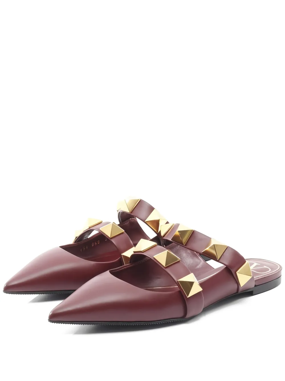 Valentino Garavani Pre-Owned 2010 Mules mit Rockstud-Detail - Rot