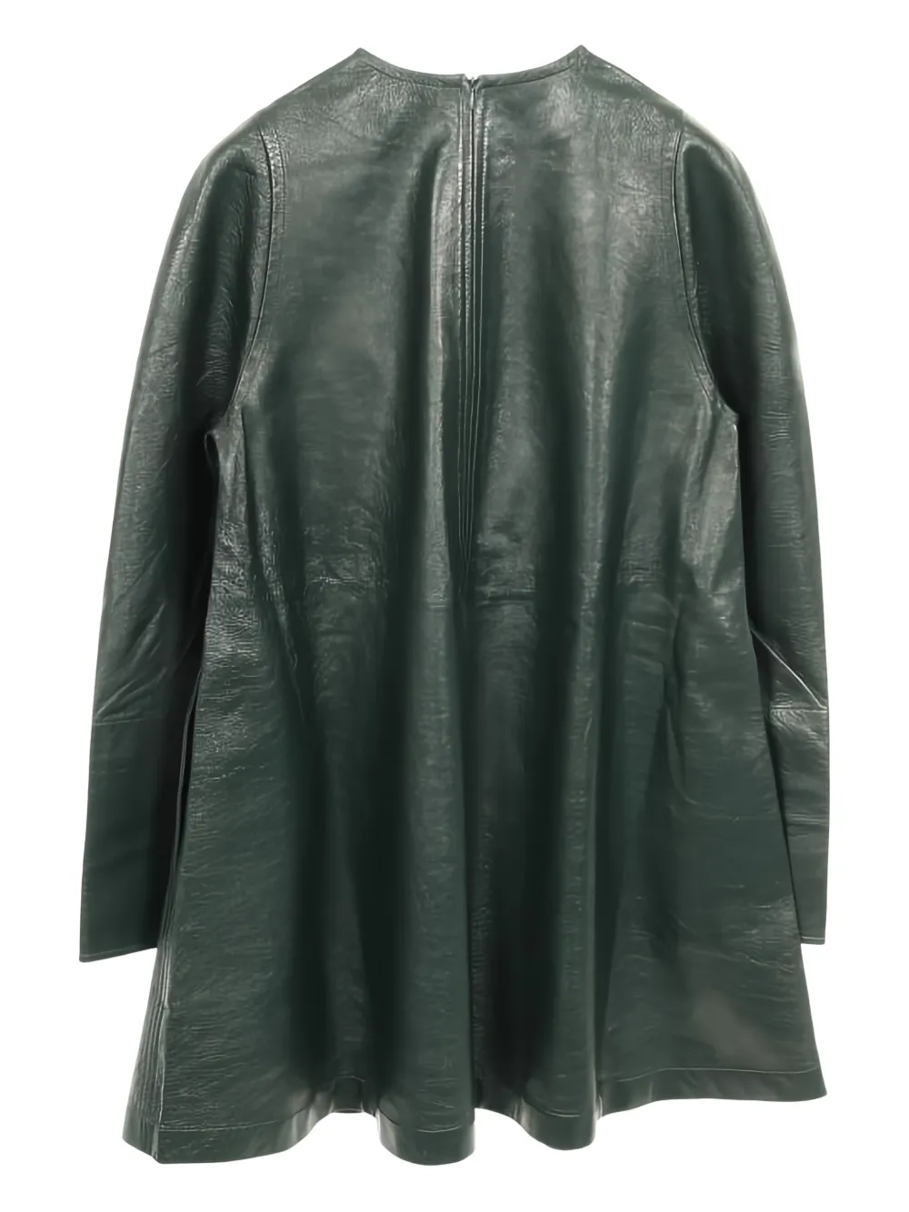 Bottega Veneta Pre-Owned 2010s leather mini dress - Groen
