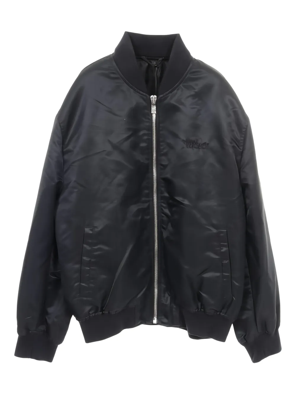 Versace Pre-Owned Bomber con stampa anni 2020 - Nero