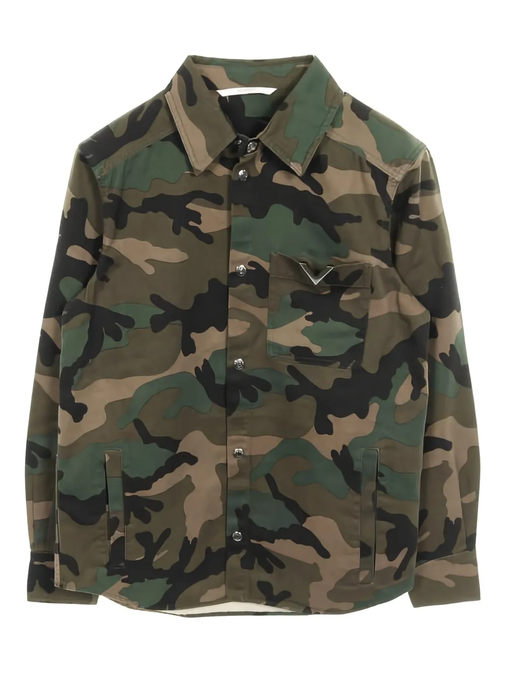Valentino Garavani Pre-Owned Giacca con stampa camouflage anni 2010 - Verde