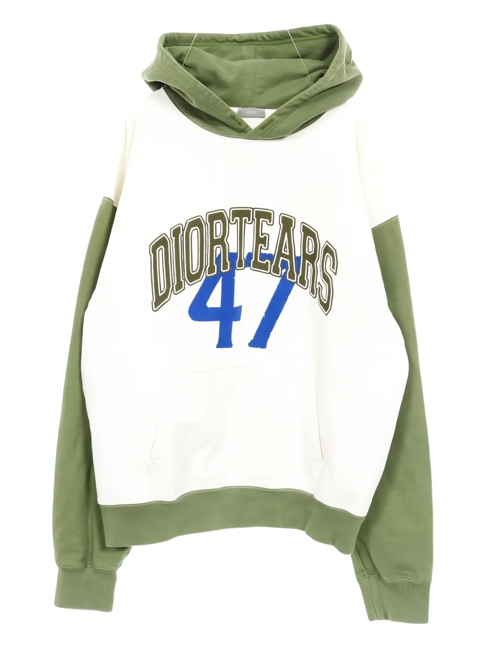 Christian Dior Pre-Owned 2010s x Denim Tears logo hoodie - Bianco