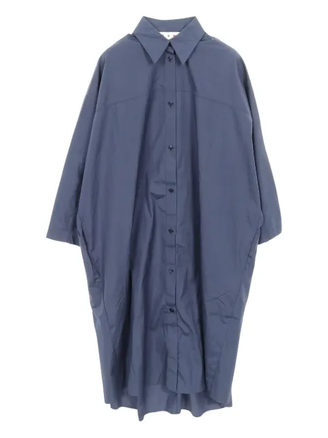 Marni Pre-Owned 2010s cotton long-sleeve shirt midi dress