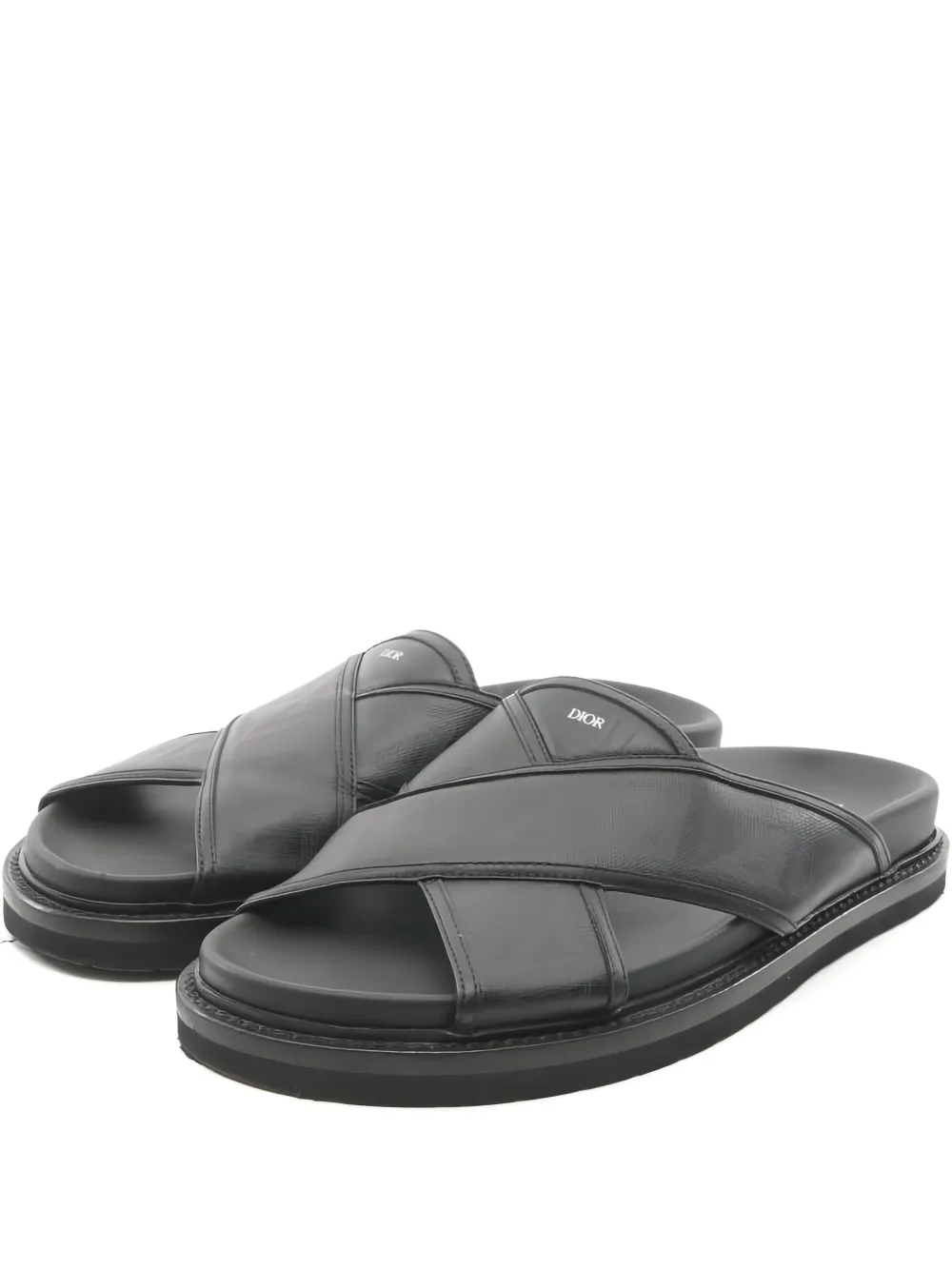 Christian Dior Pre-Owned 2010s Aqua sandals - Schwarz