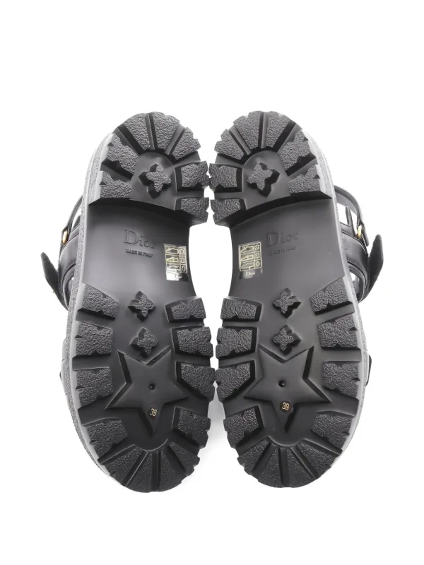 Christian Dior Pre-Owned 2020s Dioract プラットフォーム サンダル