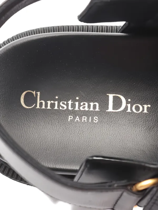 Christian Dior Pre-Owned 2020s Dioract プラットフォーム サンダル