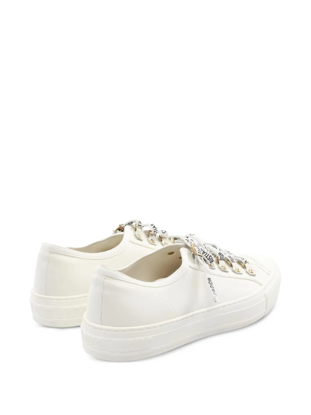 Christian Dior Pre-Owned 2010s Walk'n'Dior canvas sneakers - Wit