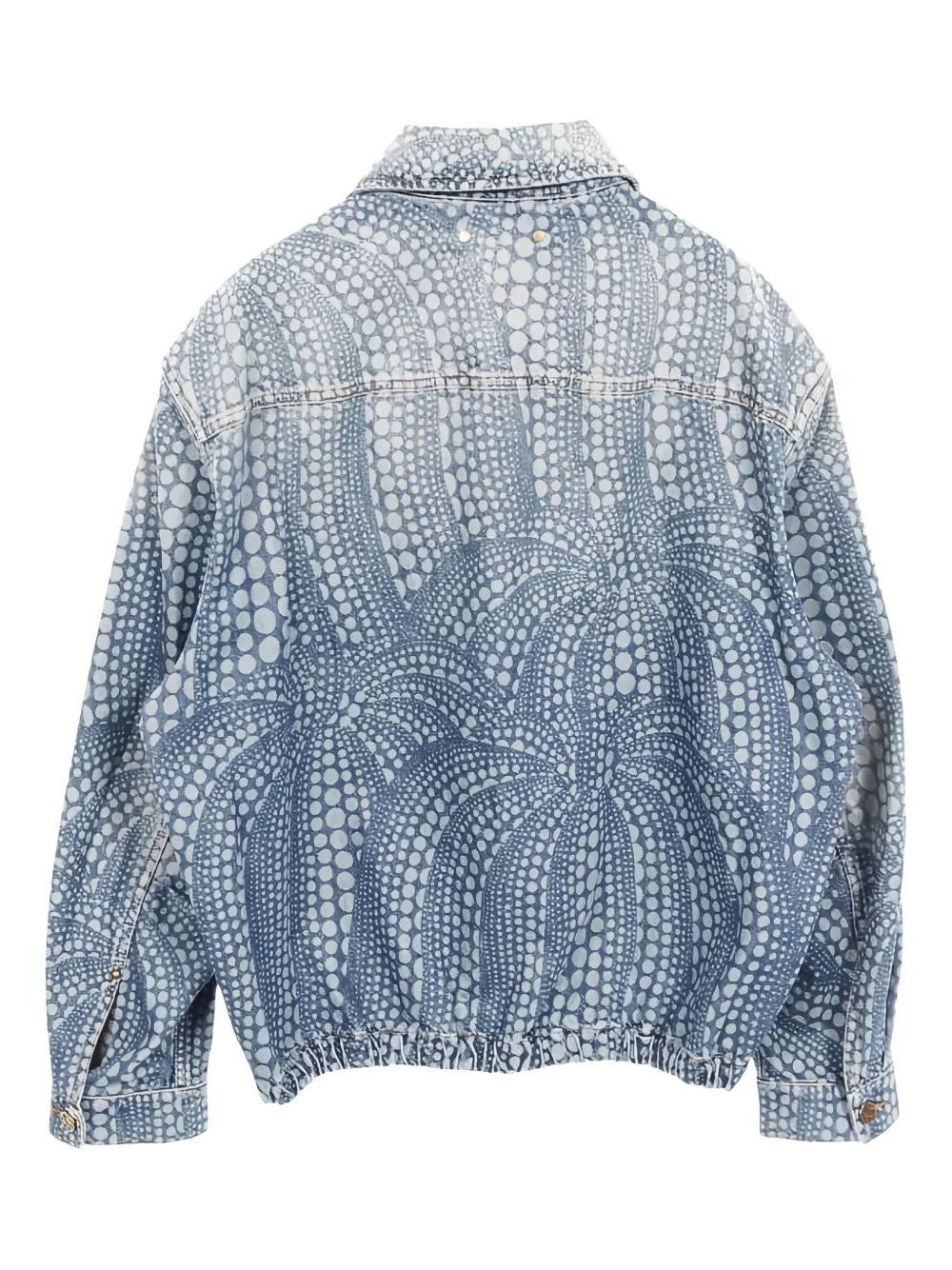 Louis Vuitton Pre-Owned x YK 2010s Jeansjacke mit Kürbis-Print - Blau