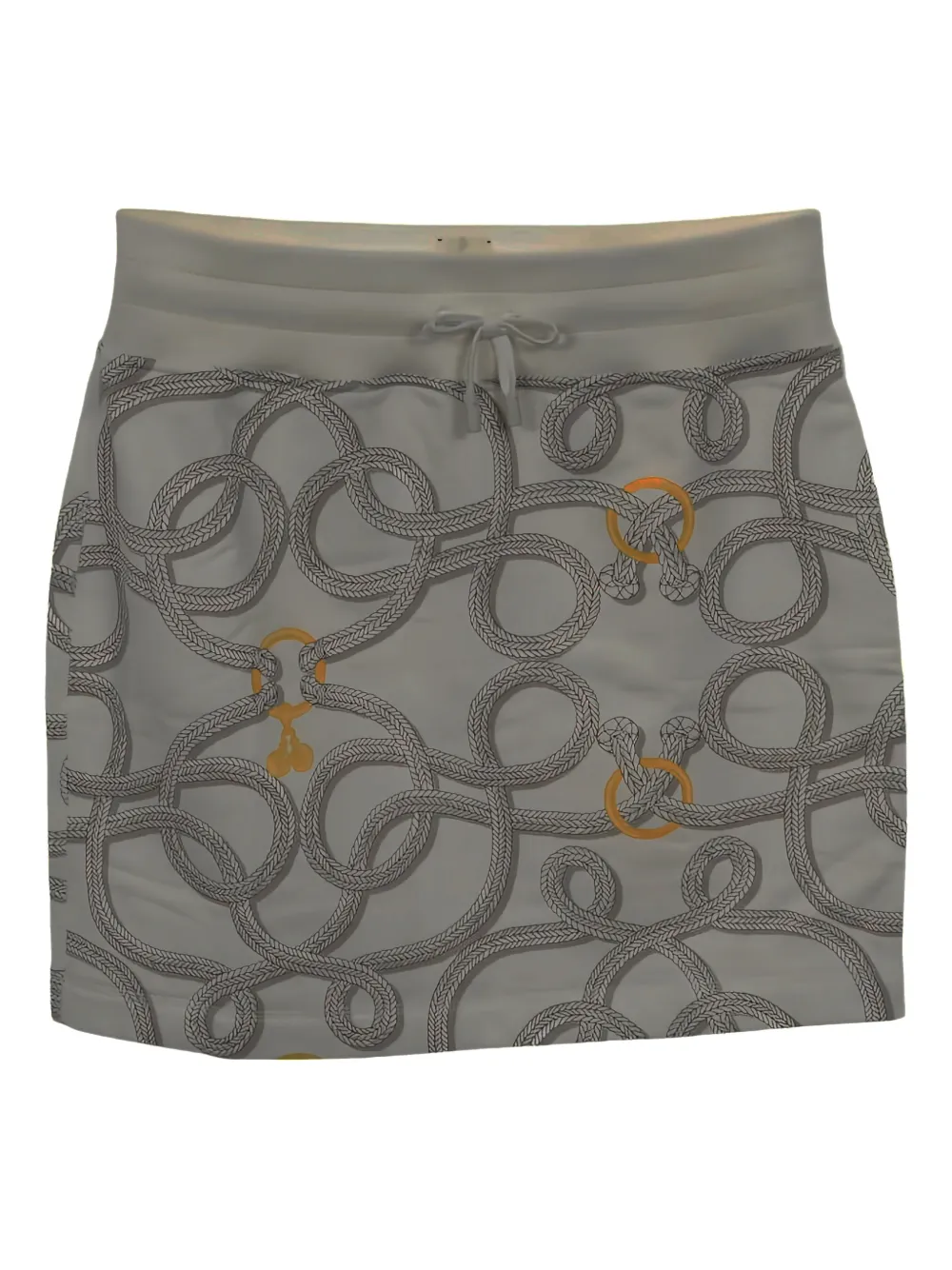 Hermès Pre-Owned Minigonna Palefroi Remix anni 2020 - Bianco