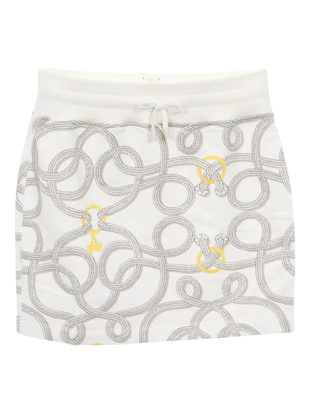 Hermès Pre-Owned Minigonna Palefroi Remix anni 2020 - Bianco