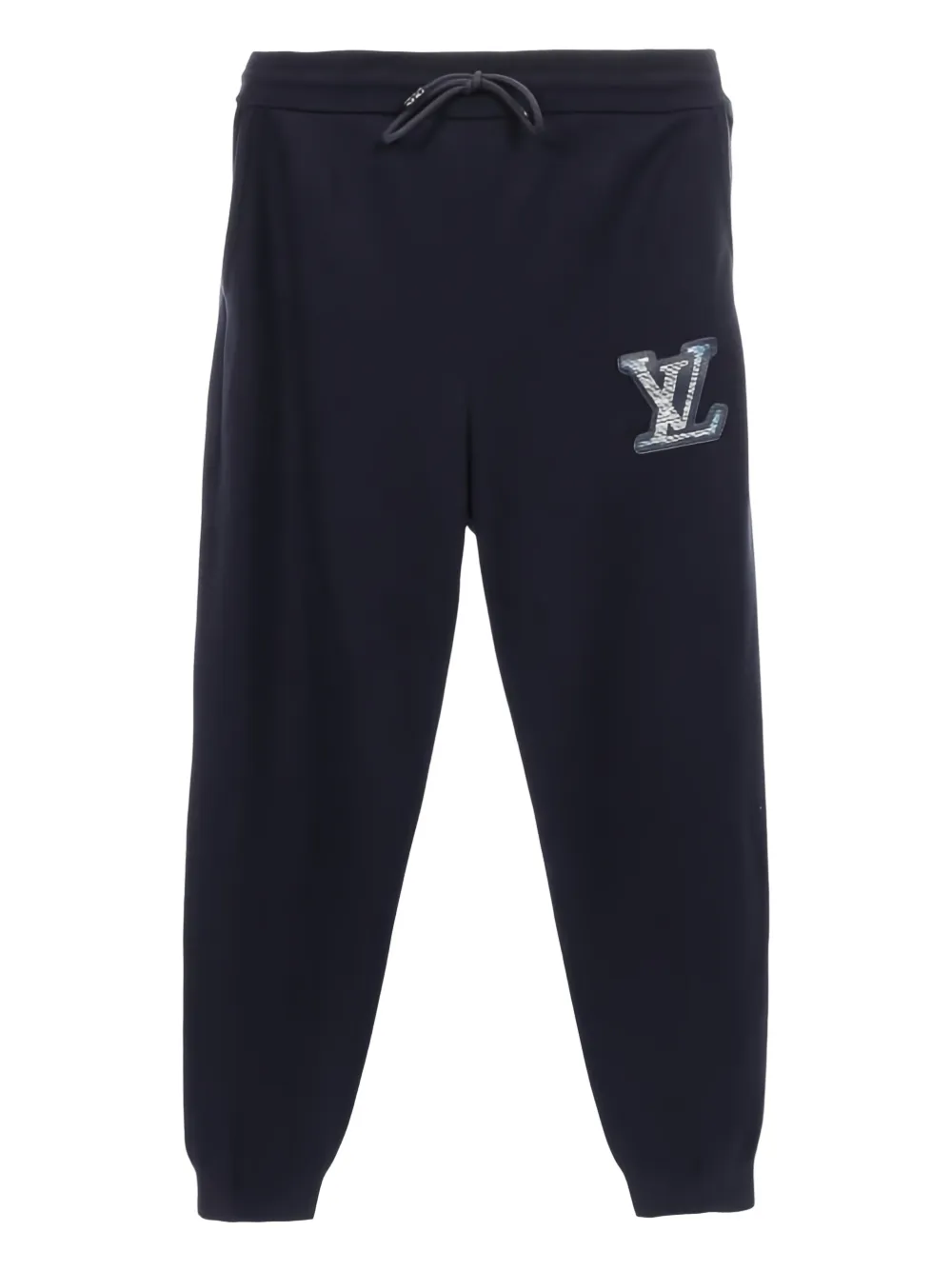 Louis Vuitton Pre-Owned Pantaloni sportivi con applicazione anni 2010 - Blu