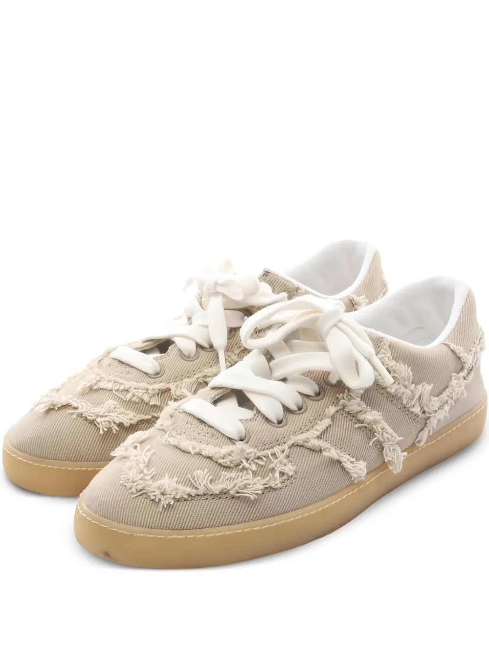 Miu Miu Pre-Owned Sneakers con frange anni 2010 - Toni neutri
