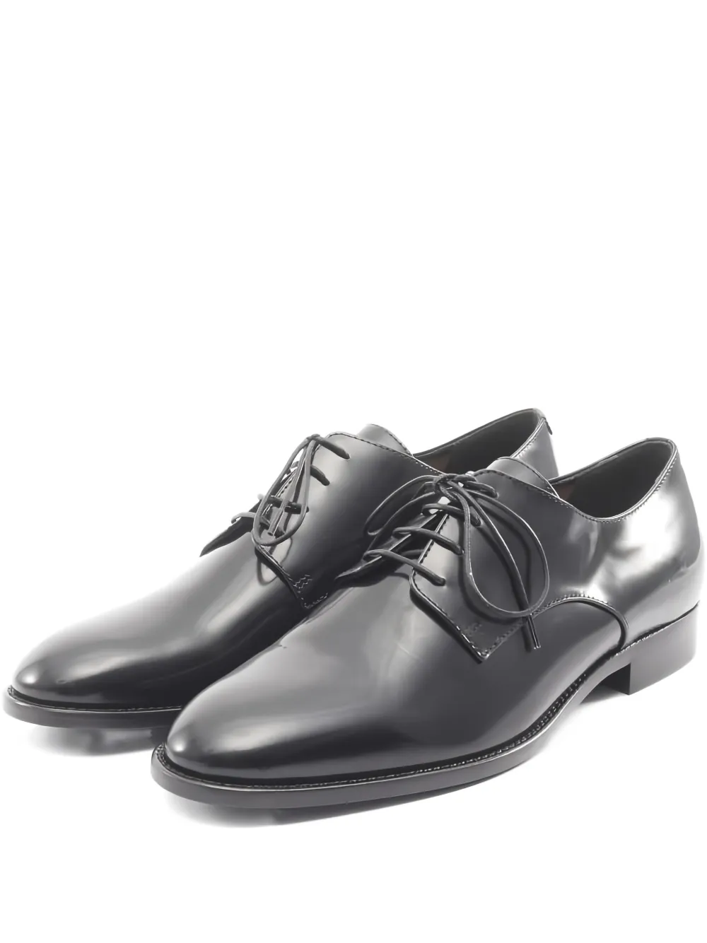 Christian Dior Pre-Owned 2010s lace-up leather oxford shoes - Nero
