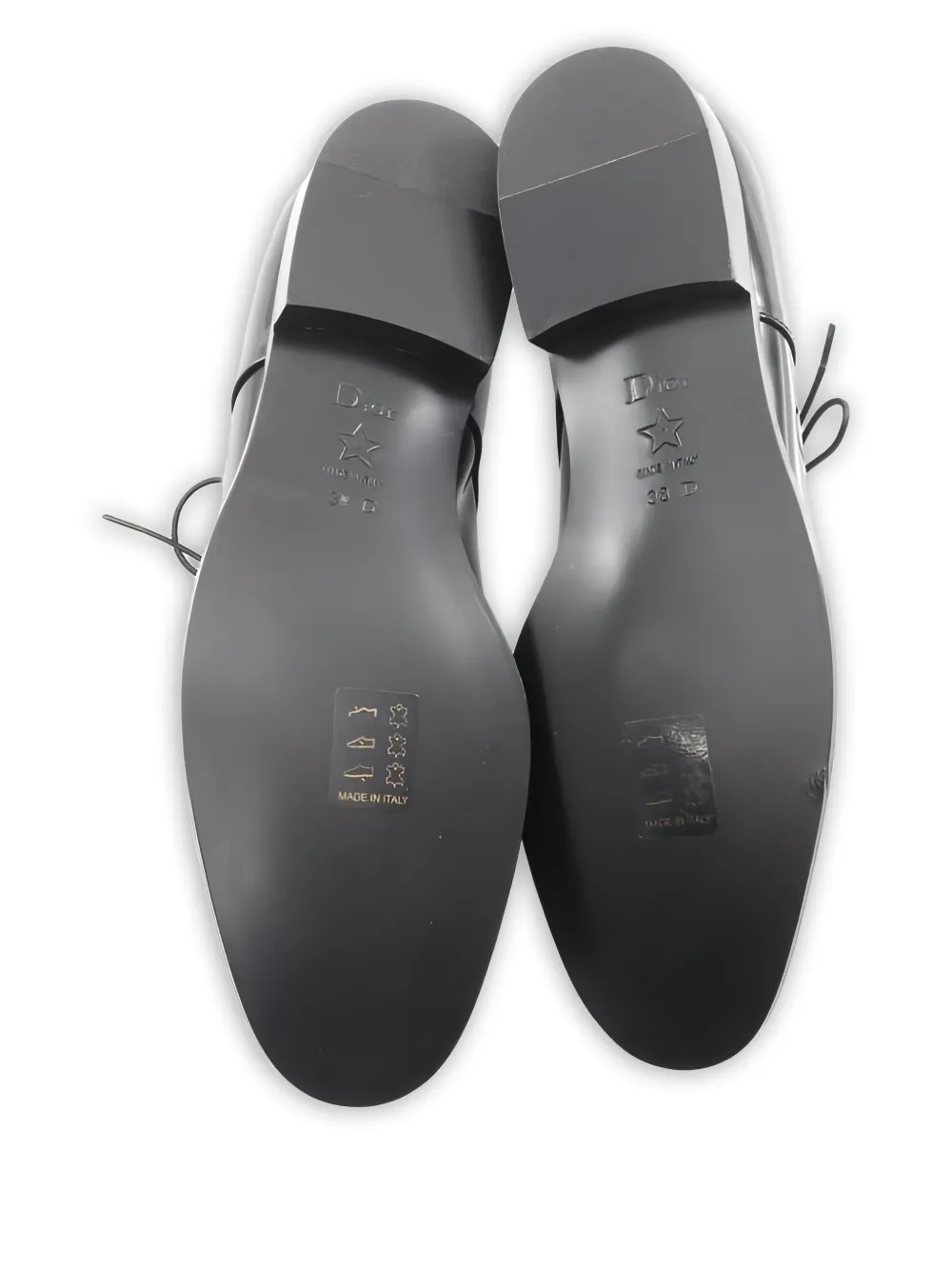 Christian Dior Pre-Owned 2010s lace-up Leather Oxford Shoes