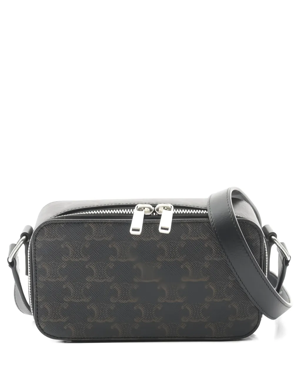 Celine Pre-Owned 2010s Triomphe shoulder bag - Nero