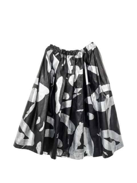 Comme Des Garçons Pre-Owned jupe plissée à imprimé abstrait (années 2010)