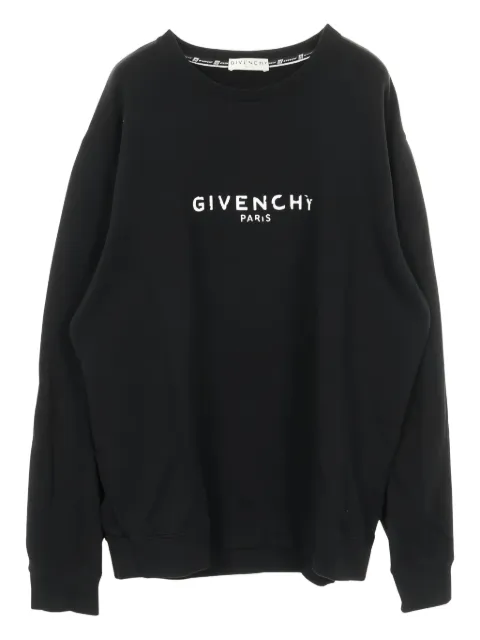 Givenchy Pre-Owned sudadera con logo estampado y cuello redondo 2010