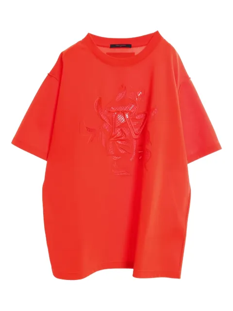 Louis Vuitton Pre-Owned vegetal embroidered t-shirt